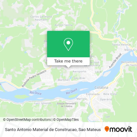Santo Antonio Material de Construcao map