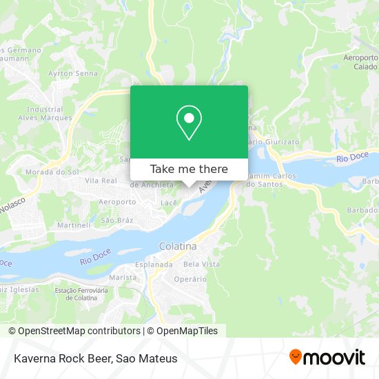 Kaverna Rock Beer map