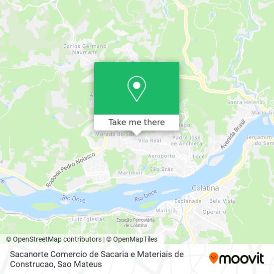 Sacanorte Comercio de Sacaria e Materiais de Construcao map