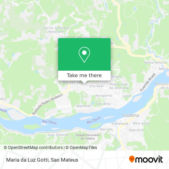 Maria da Luz Gotti map