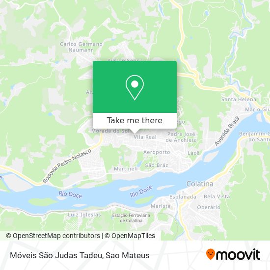 Mapa Móveis São Judas Tadeu