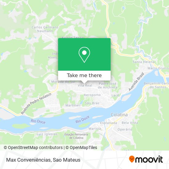 Max Conveniências map