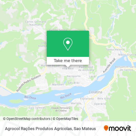 Agrocol Rações Produtos Agrícolas map