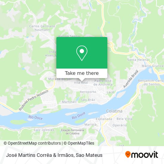 José Martins Corrêa & Irmãos map