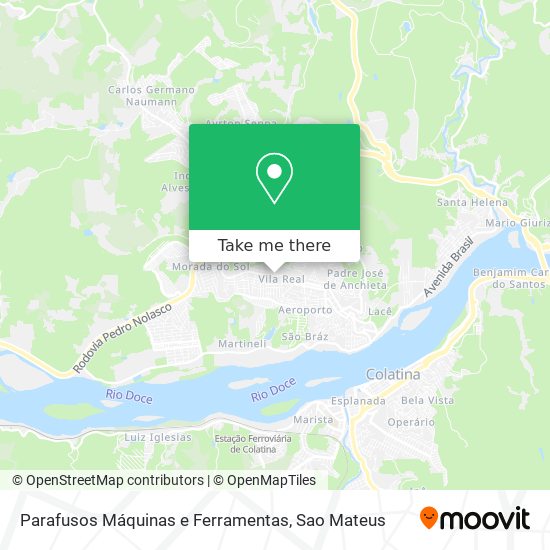 Parafusos Máquinas e Ferramentas map