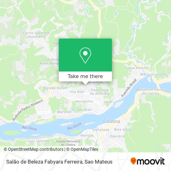 Salão de Beleza Fabyara Ferreira map