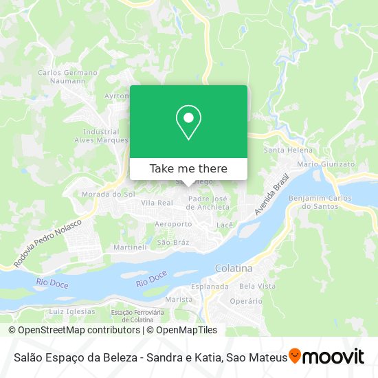Salão Espaço da Beleza - Sandra e Katia map