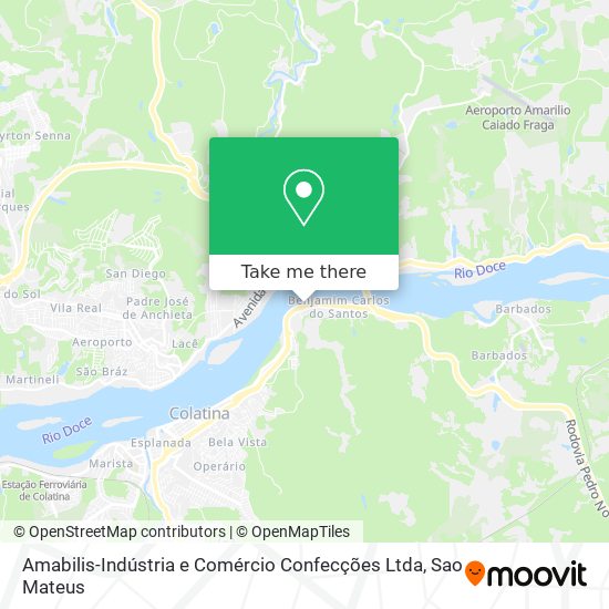 Amabilis-Indústria e Comércio Confecções Ltda map