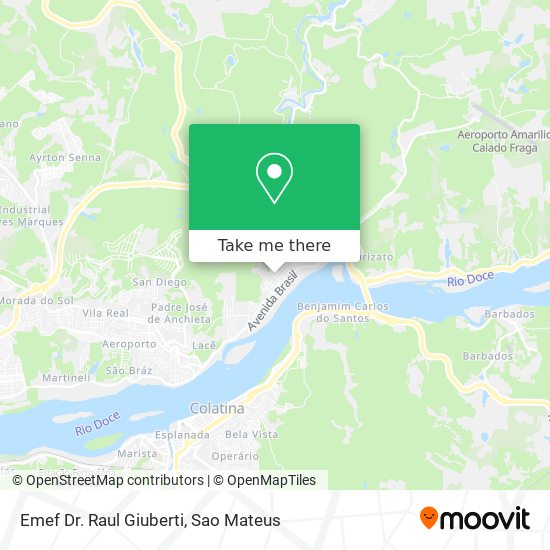 Emef Dr. Raul Giuberti map