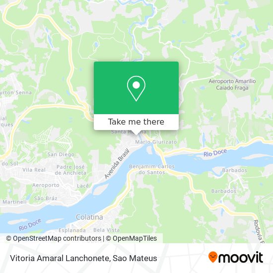 Vitoria Amaral Lanchonete map