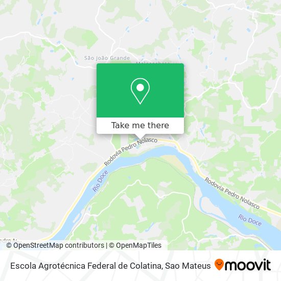 Escola Agrotécnica Federal de Colatina map