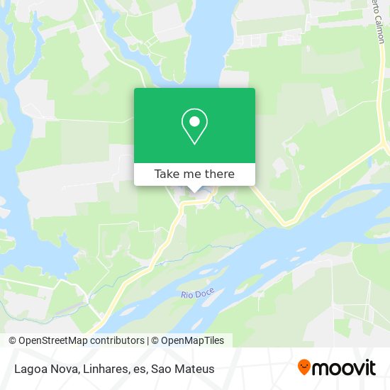 Lagoa Nova, Linhares, es map