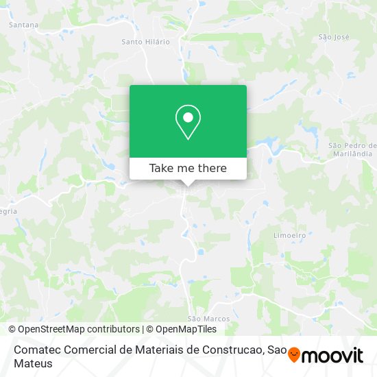 Comatec Comercial de Materiais de Construcao map