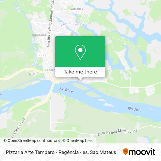 Pizzaria Arte Tempero - Regência - es map