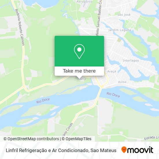 Linfril Refrigeração e Ar Condicionado map