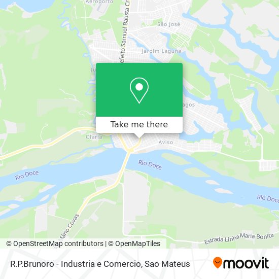 R.P.Brunoro - Industria e Comercio map
