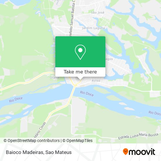 Baioco Madeiras map