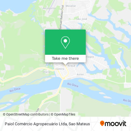 Paiol Comércio Agropecuário Ltda map