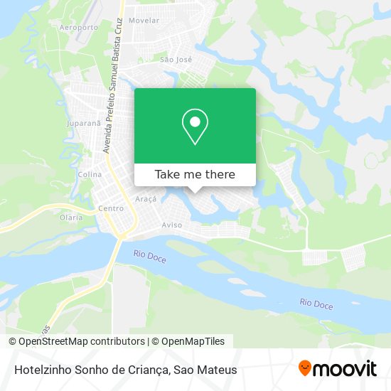Hotelzinho Sonho de Criança map