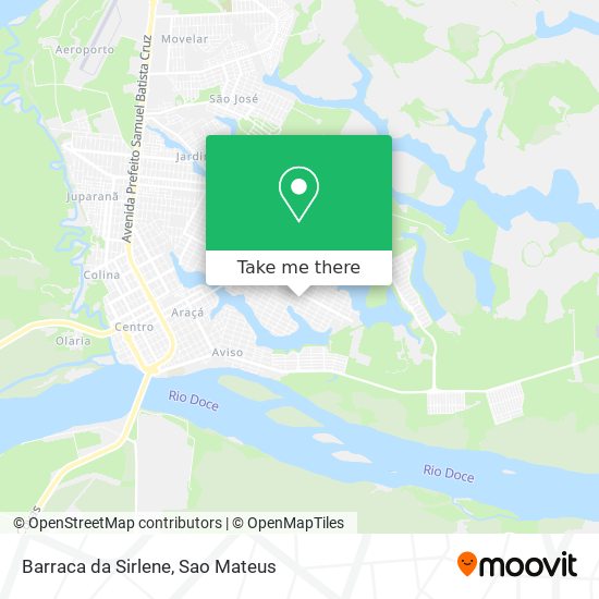 Barraca da Sirlene map