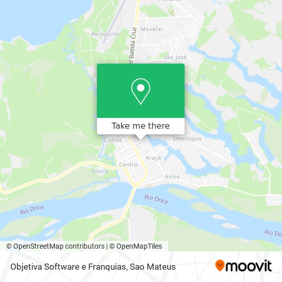 Objetiva Software e Franquias map