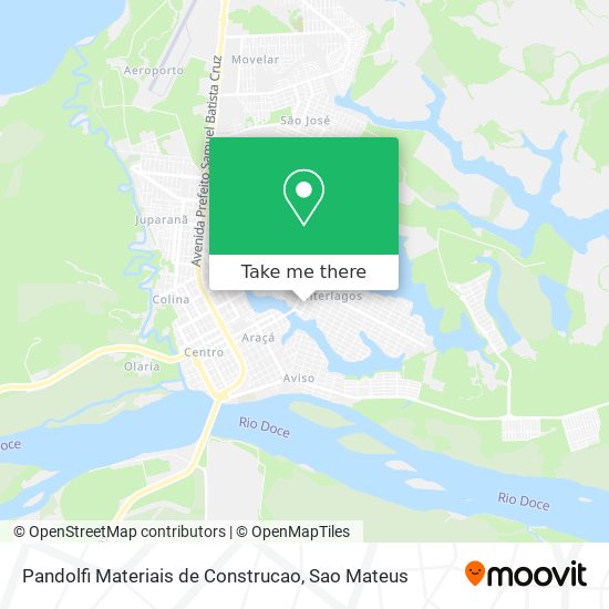 Pandolfi Materiais de Construcao map