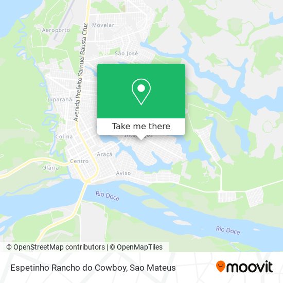 Espetinho Rancho do Cowboy map