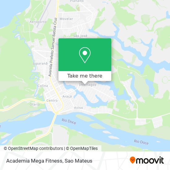 Academia Mega Fitness map