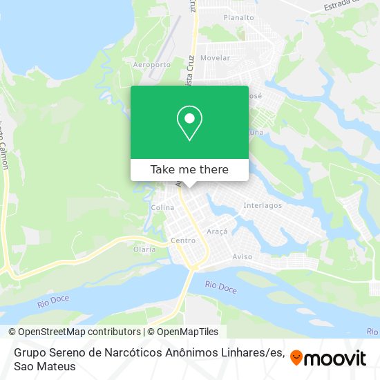 Grupo Sereno de Narcóticos Anônimos Linhares / es map