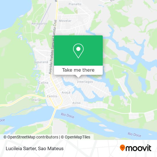 Lucileia Sarter map