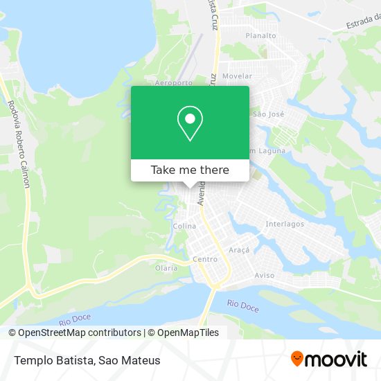 Templo Batista map