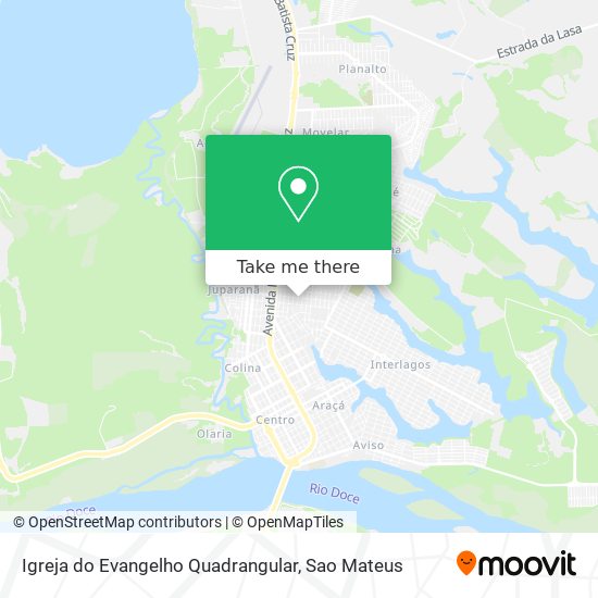 Igreja do Evangelho Quadrangular map