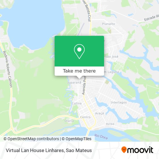 Virtual Lan House Linhares map