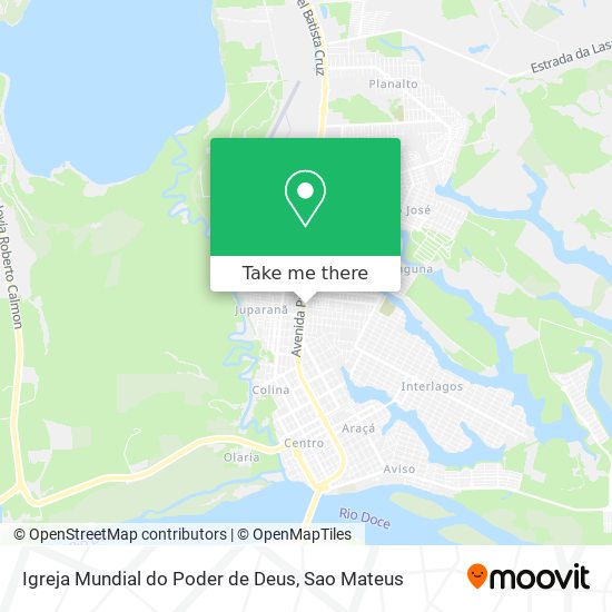 Igreja Mundial do Poder de Deus map