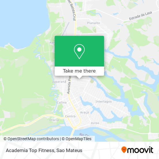 Academia Top Fitness map