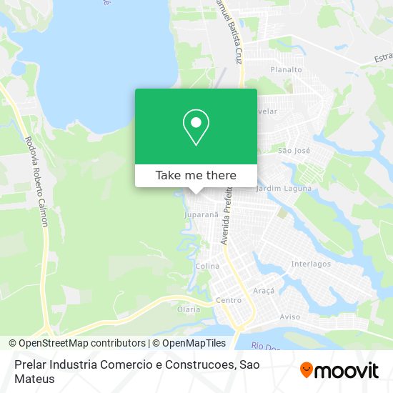 Prelar Industria Comercio e Construcoes map