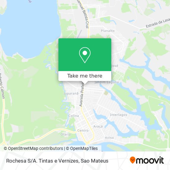 Rochesa S/A. Tintas e Vernizes map