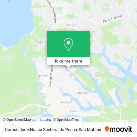 Comunidade Nossa Senhora da Penha map