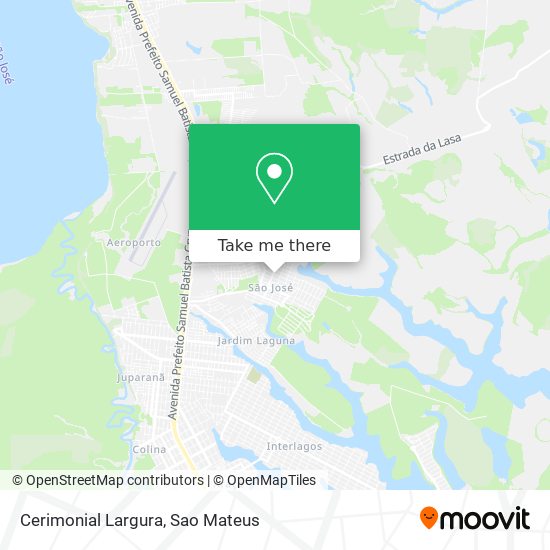 Cerimonial Largura map