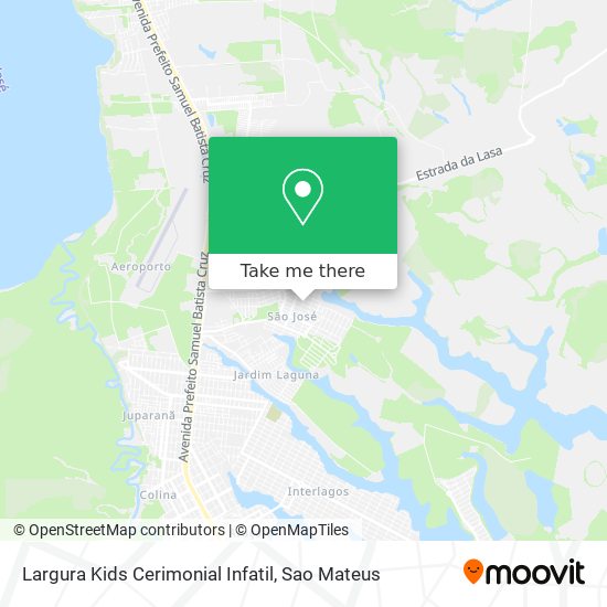 Largura Kids Cerimonial Infatil map