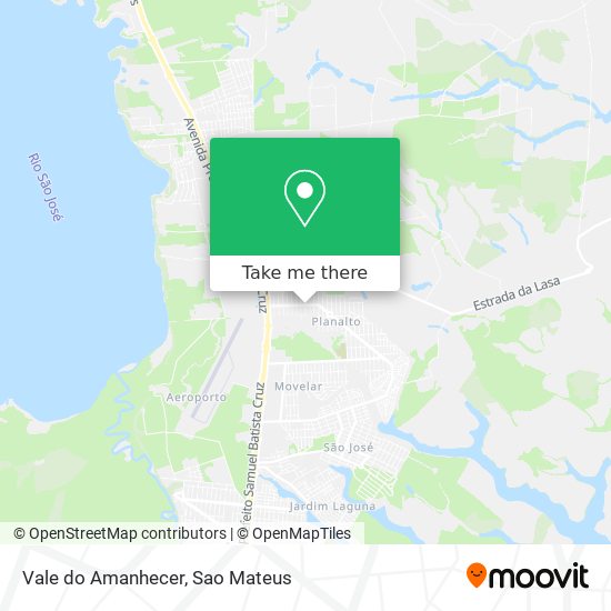 Vale do Amanhecer map