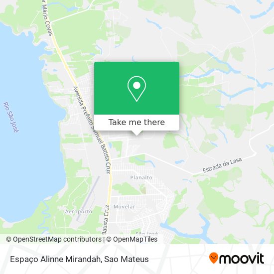 Espaço Alinne Mirandah map
