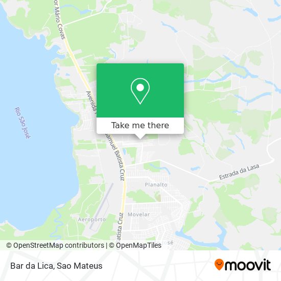 Bar da Lica map