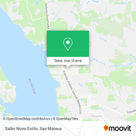 Salão Novo Estilo map