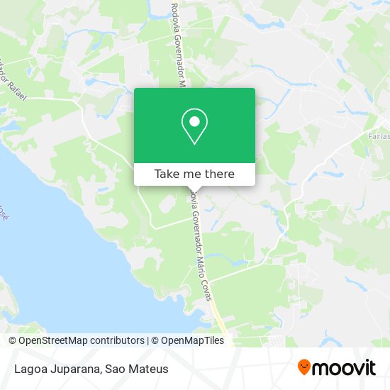 Lagoa Juparana map