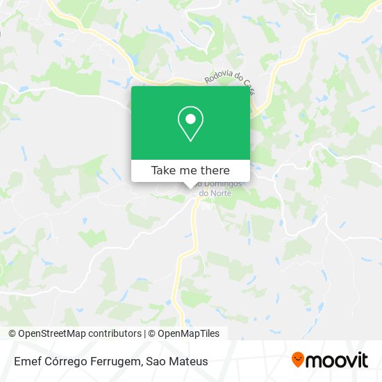 Emef Córrego Ferrugem map