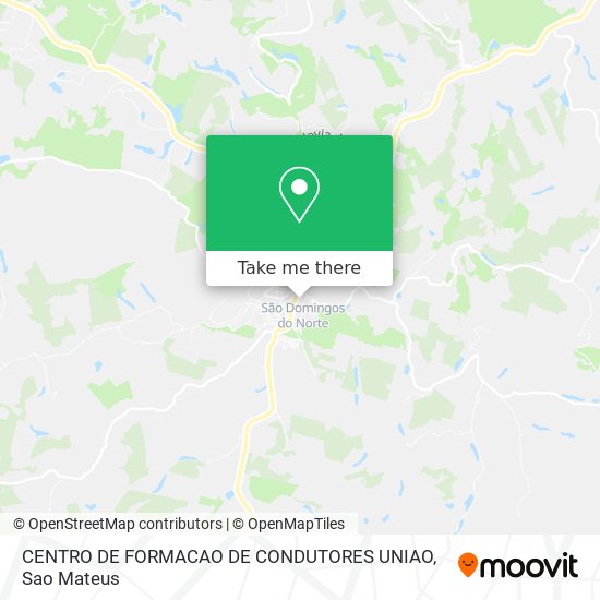 CENTRO DE FORMACAO DE CONDUTORES UNIAO map