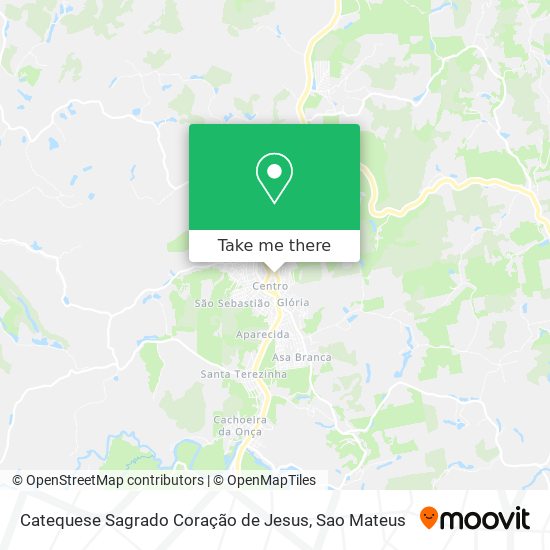 Catequese Sagrado Coração de Jesus map