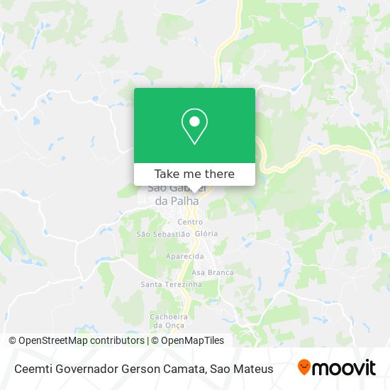 Ceemti Governador Gerson Camata map