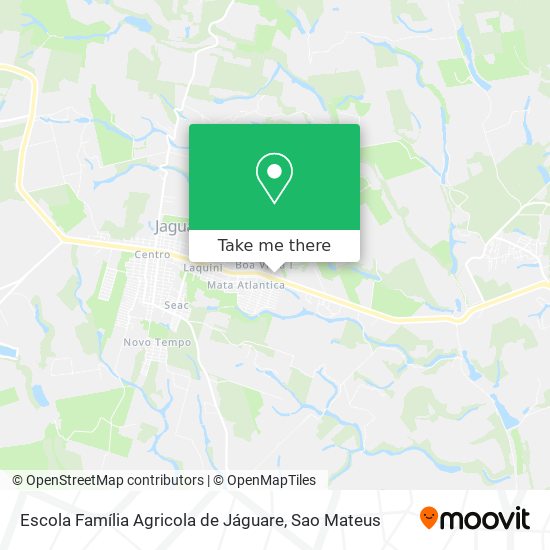 Escola Família Agricola de Jáguare map